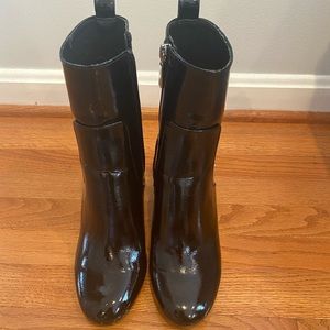 Patent leather Boots